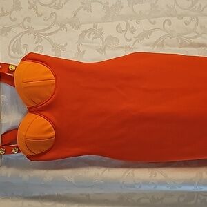 CHF new with tags Medium Bodycon orange dress